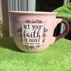 Inspirational Pink and Purple Mug
